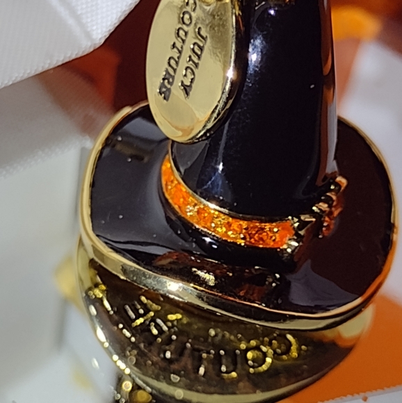 Juicy Couture Enamel Orange & Black Pointed Witches Hat Never Removed From 🎁NWT - Picture 6 of 9